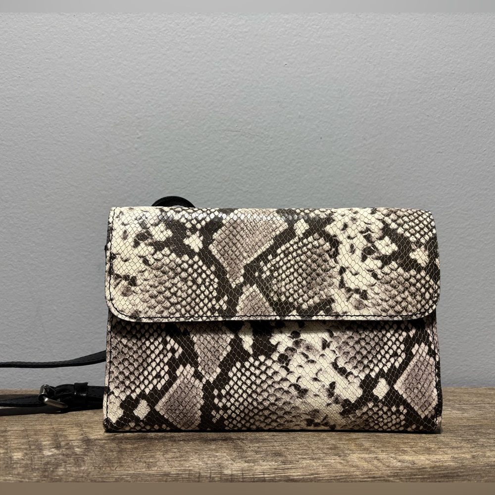 Patricia Nash Tauriana Python Leather Crossbody O… - image 8